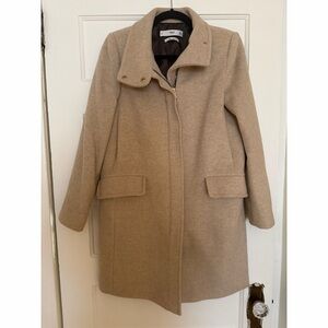 Mango Tan Wool Blend Coat